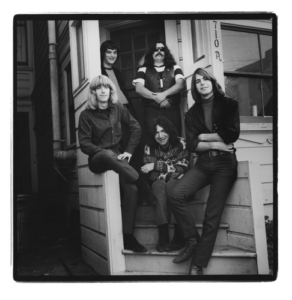 Members of the Grateful Dead in San Francisco's Haight Ashbury neighborhood in 1966. Photo by Herb Greene from the Grateful Dead Archive at UCSC. Used with the gracious permission of the photographer. 