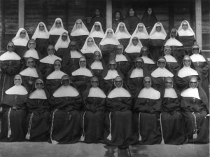 Members of the Sisters of the Holy Family in New Orleans, Louisiana, ca. 1899.