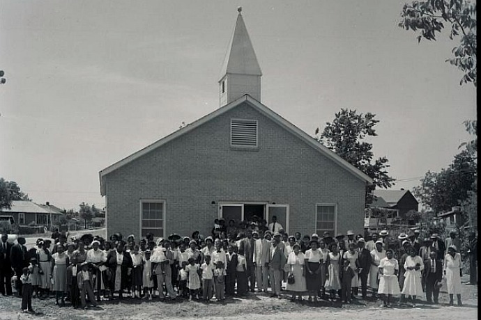 Taken by Rev. Henry Clay Anderson at a church congregation in Greenville, Mississippi, Collection of the Smithsonian