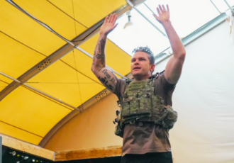 Secretary of Defense Hesgeth's racist tattoo on display
