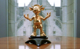 Mooby the Golden Calf from Kevin Smith’s Dogma