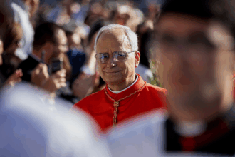 Cardinal Robert F. Prevost at the Consistory on 30 September 2023